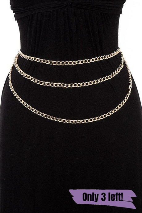 LAYERED CHAIN BELT